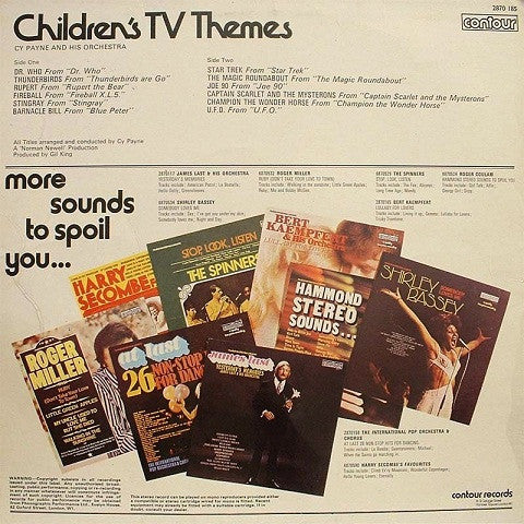 Cy Payne & His Orchestra – Children's TV Themes UK Pressing