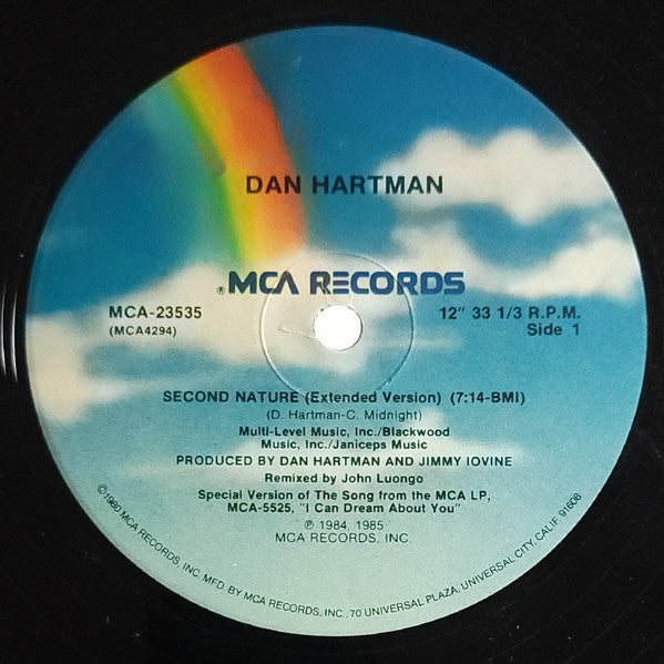 Dan Hartman – Second Nature (12" Version) US Pressing