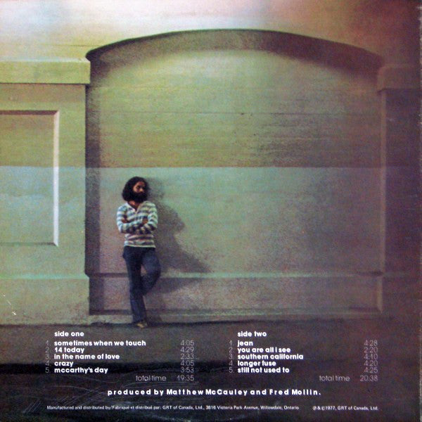 Dan Hill – Longer Fuse - 1977 Original