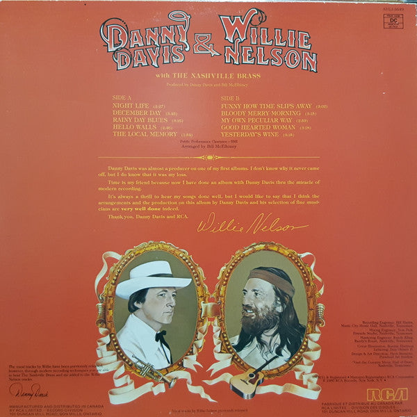 Danny Davis & Willie Nelson with the Nashville Brass