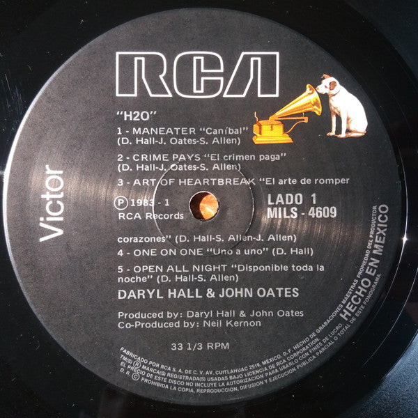 Daryl Hall & John Oates – H₂O - 1983 Mexican Original