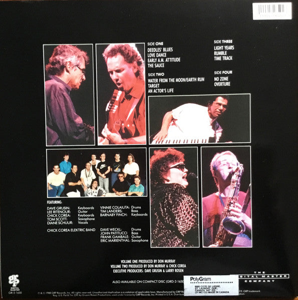 Dave Grusin / Lee Ritenour / Chick Corea / Diane Schuur / Tom Scott – GRP Super Live - 1988 Original Pressing