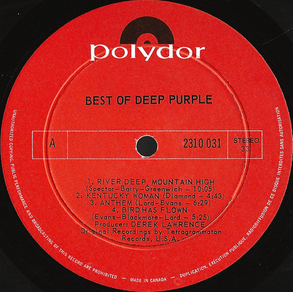 Deep Purple – Best Of Deep Purple