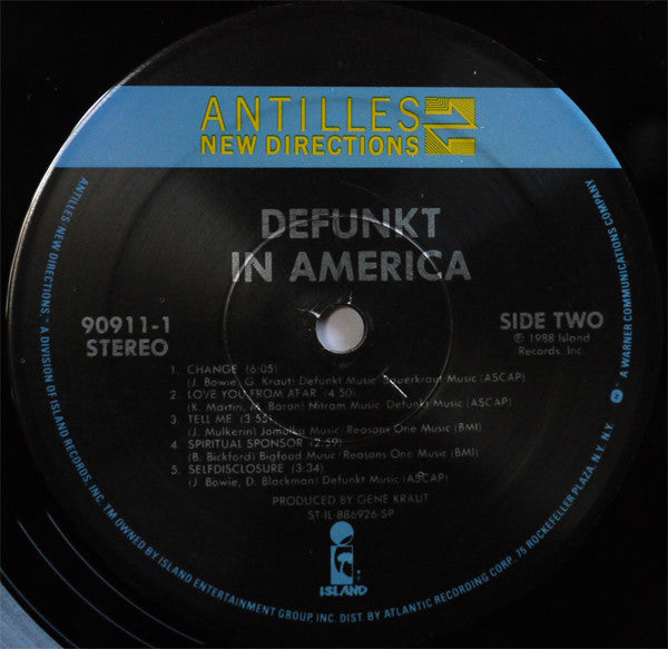 Defunkt – In America US Pressing - 1988 Original