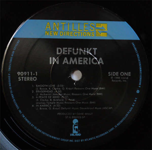 Defunkt – In America US Pressing - 1988 Original