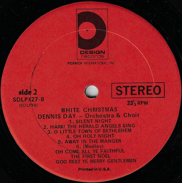 Dennis Day Orchestra & Choir – White Christmas  Pressing