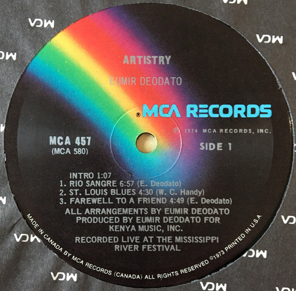 Deodato – Artistry - 1974 Original Pressing