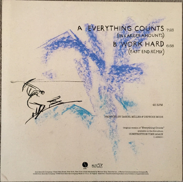Depeche Mode – Everything Counts (In Larger Amounts) - US 1983 Original - Vinyl Pursuit Inc