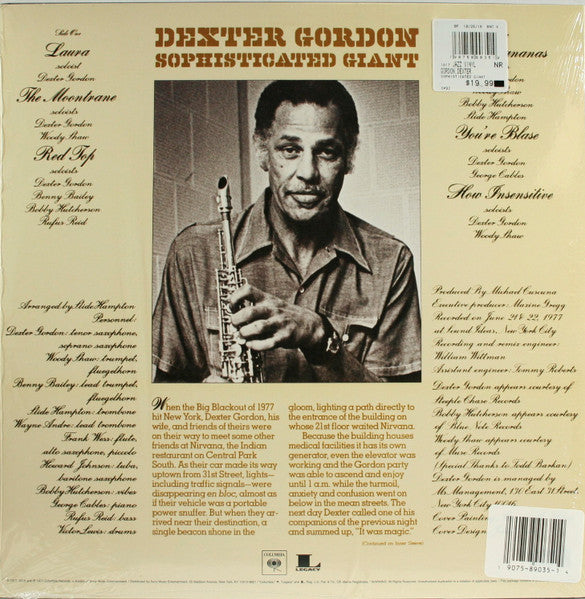 Dexter Gordon – Sophisticated Giant - US Original, Brown Vinyl!