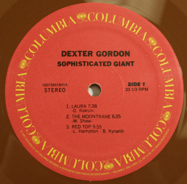Dexter Gordon – Sophisticated Giant - US Original, Brown Vinyl!