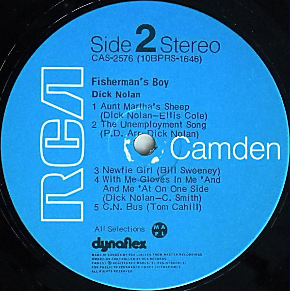 Dick Nolan – Fisherman's Boy -  1972 Original