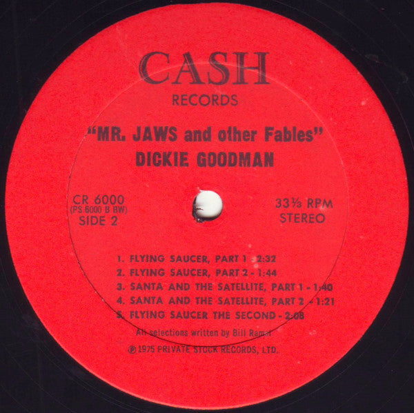 Dickie Goodman – Mr. Jaws And Other Fables By Dickie Goodman US Pressing