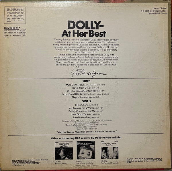 Dolly Parton – The Best Of Dolly Parton