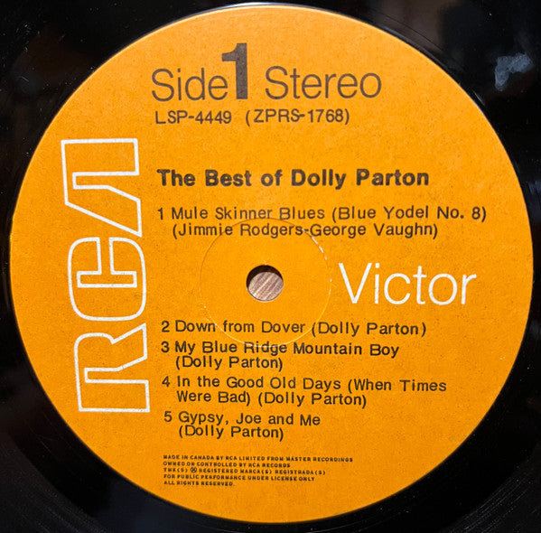 Dolly Parton – The Best Of Dolly Parton