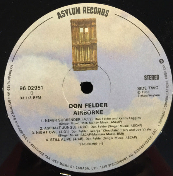 Don Felder – Airborne - 1983 Original, Bargain!