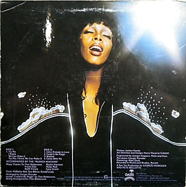 Donna Summer – A Love Trilogy - 1976 Original Pressing Vinyl Pursuit Inc