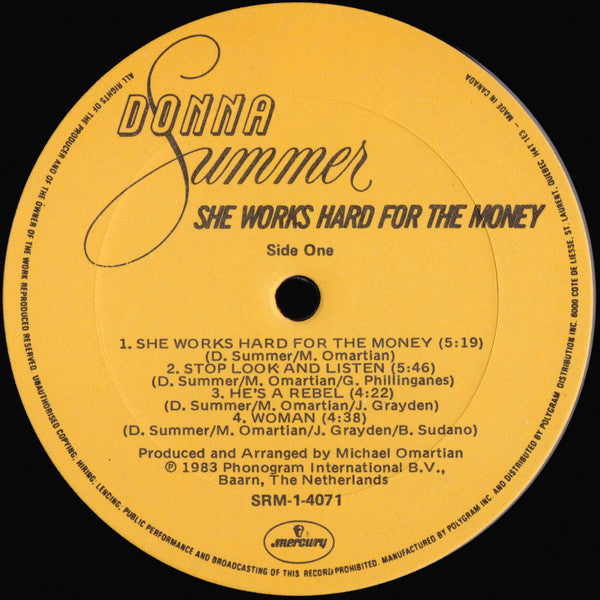 Donna Summer – She Works Hard For The Money