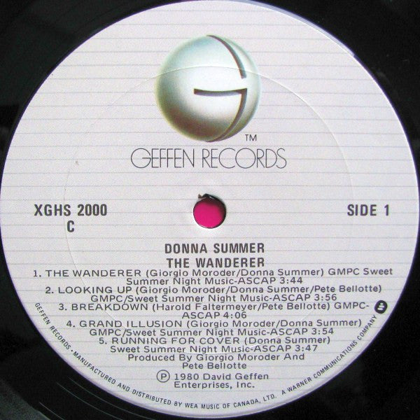 Donna Summer – The Wanderer - 1980 Original, Bargain