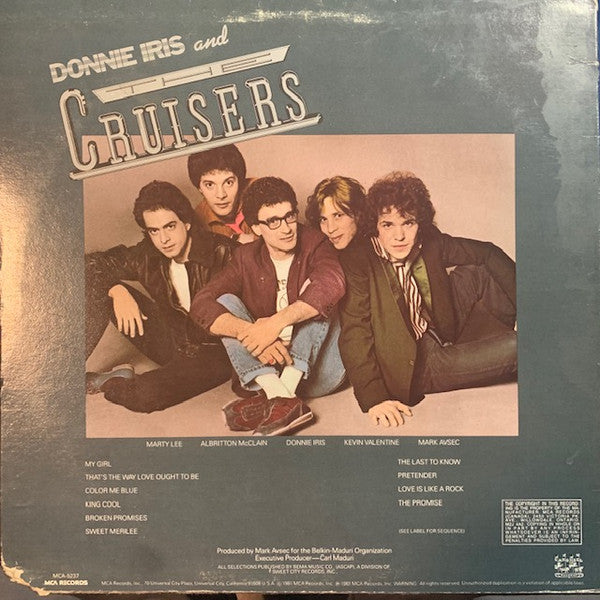 Donnie Iris – King Cool - 1981 Pressing