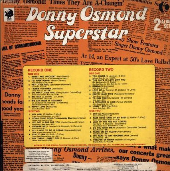 Donny Osmond – Superstar