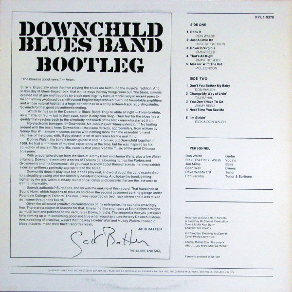 Downchild Blues Band – Bootleg