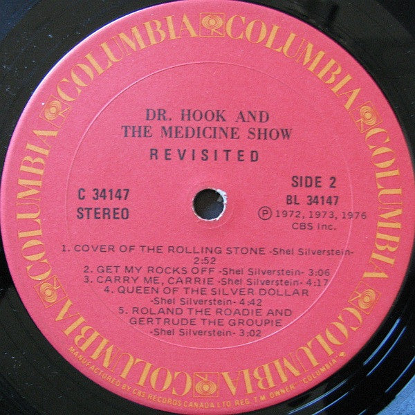 Dr. Hook – Revisited - The Best Of Dr. Hook (And The Medicine Show) -  1976 Original