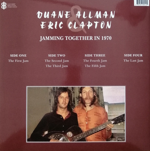 Duane Allman & Eric Clapton – Jamming Together  Europe 2019 Pressing