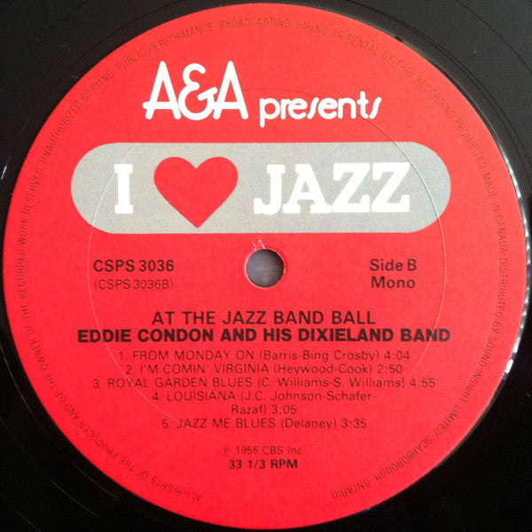 Eddie Condon And His Dixieland Band – At The Jazz Band Band Ball