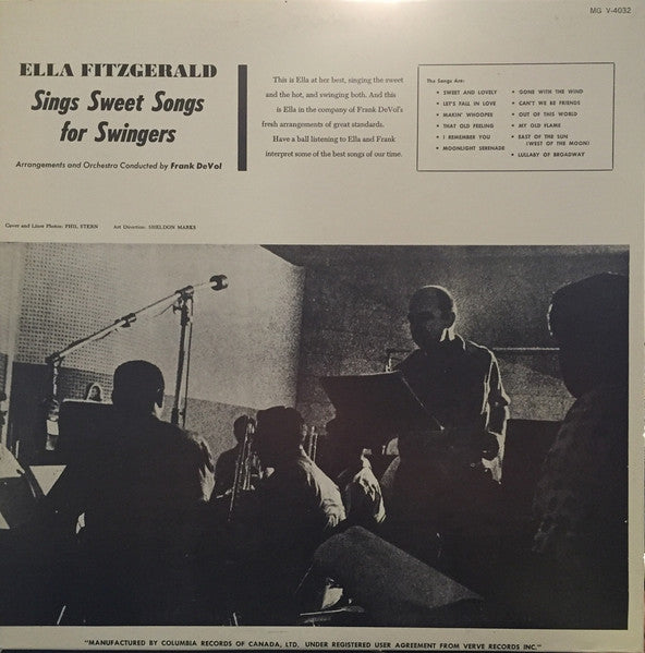 Ella Fitzgerald – Ella Fitzgerald Sings Sweet Songs For Swingers