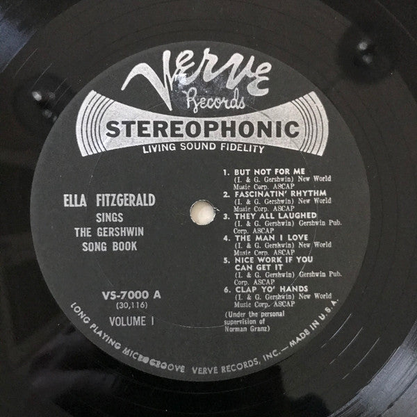 Ella Fitzgerald – Ella Fitzgerald Sings The Gershwin Song Book Vol. 1 US Pressing