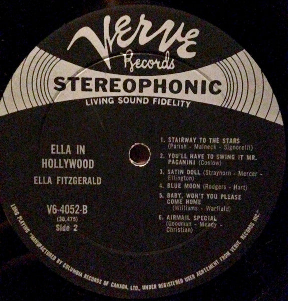 Ella Fitzgerald – Ella In Hollywood