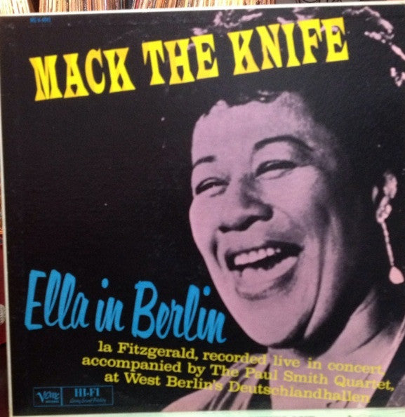 Ella Fitzgerald – Mack The Knife - Ella In Berlin VinylPursuit.com