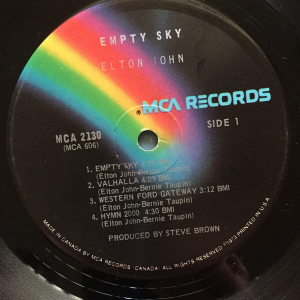 Elton John – Empty Sky  - 1975 VinylPursuit.com