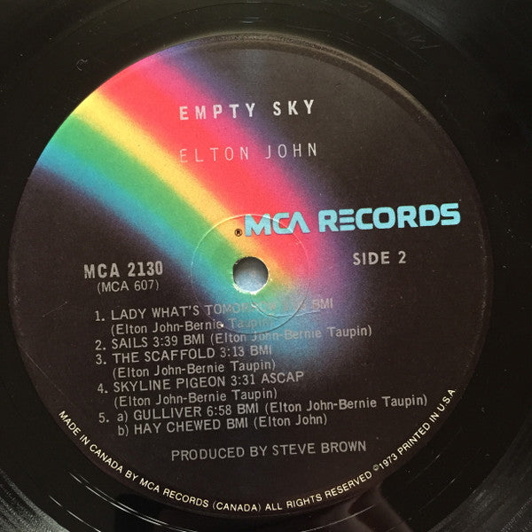 Elton John – Empty Sky  - 1975 VinylPursuit.com