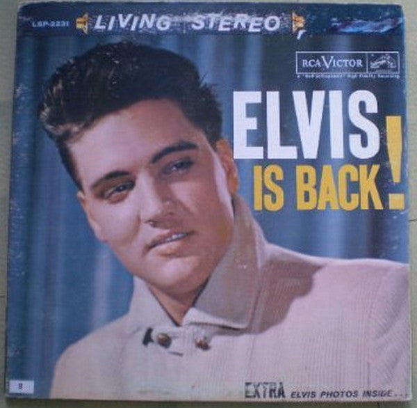 Elvis Presley With The Jordanaires – Elvis Is Back! - 1972 Pressing