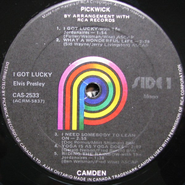 Elvis Presley – I Got Lucky