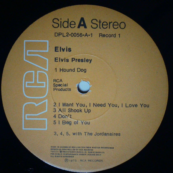 Elvis – Elvis - Double Album Compilation - Vinyl Pursuit Inc