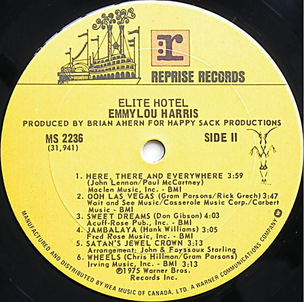 Emmylou Harris – Elite Hotel