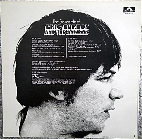 Eric Burdon & The Animals – The Greatest Hits Of Eric Burdon And The Animals