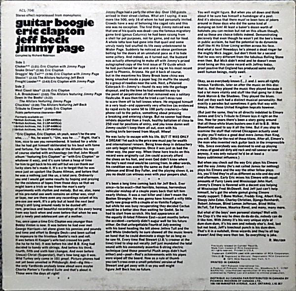 Eric Clapton / Jeff Beck / Jimmy Page – Guitar Boogie VinylPursuit.com
