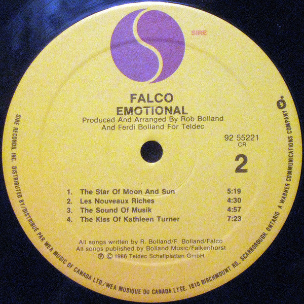 Falco – Emotional - 1986