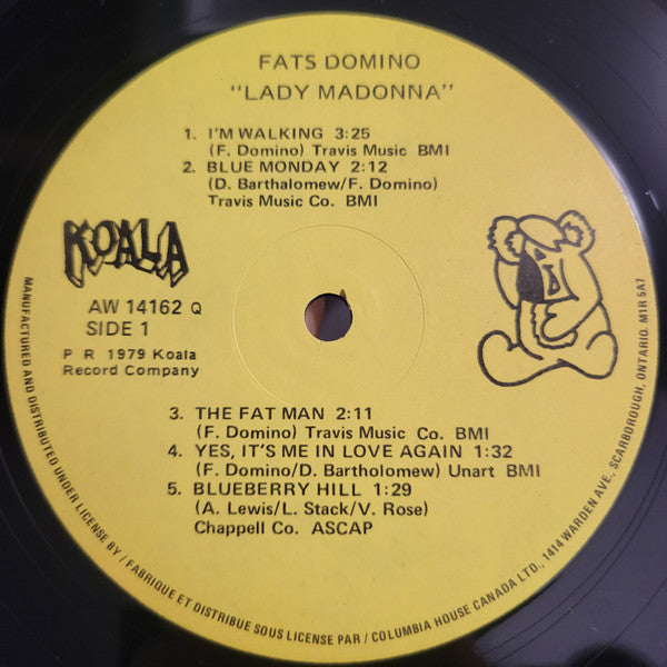 Fats Domino – Lady Madonna - 1979