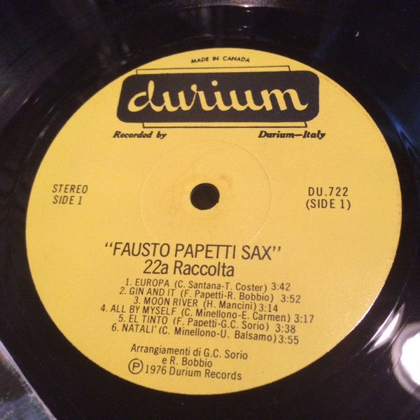 Fausto Papetti – 22a Raccolta