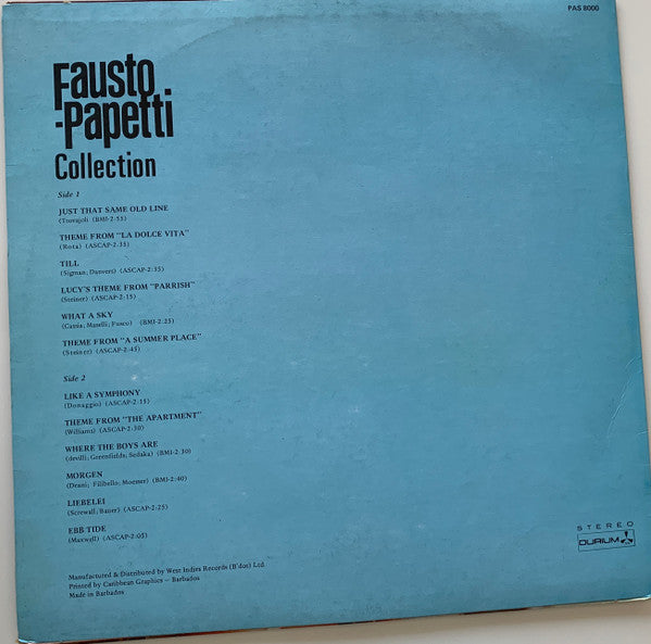 Fausto Papetti – Collection 33a Raccolta - 1983 Barbados Pressing in Shrink!