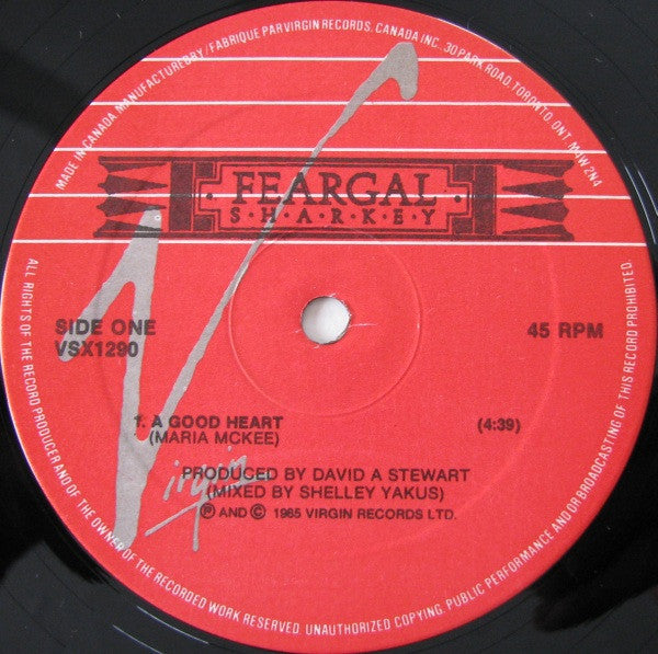 Feargal Sharkey – A Good Heart