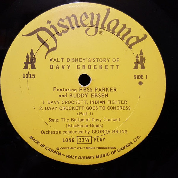 Fess Parker, Buddy Ebsen – Walt Disney's Three Adventures Of Davy Crockett