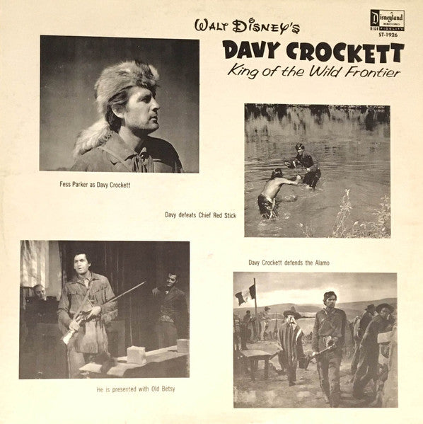 Fess Parker, Buddy Ebsen – Walt Disney's Three Adventures Of Davy Crockett US Pressing