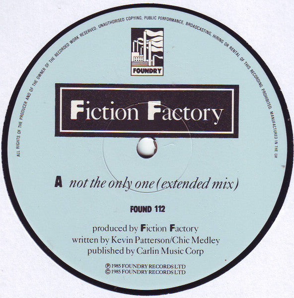 Fiction Factory – Not The Only One UK Pressing