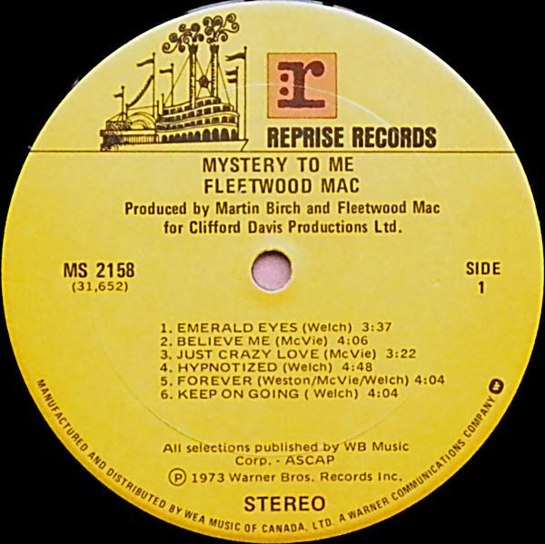 Fleetwood Mac – Mystery To Me