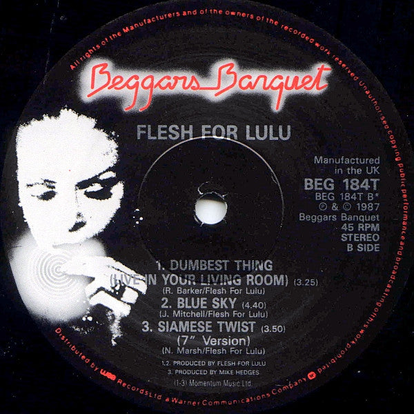 Flesh For Lulu – Siamese Twist UK Pressing